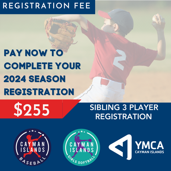 2024 Season Player Registration Fee - (Sibling discount 3 children)