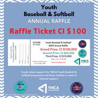 YMCA Youth Baseball & Softball Raffle Ticket $100