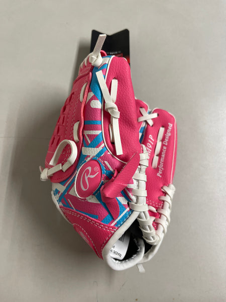 T-Ball glove with ball pink